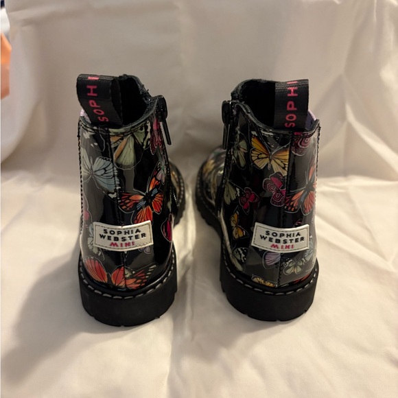 NWT Sophia Webster Lara Chelsea boots mid night butterfly meadow size 25 - Picture 6 of 8